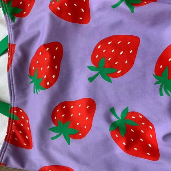 Mini Boden Strawberry Swimsuit 3-4 Years - Picture 6 of 6